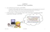 LabView Lecture II: Data Acquisitiongan/teaching/fall12/LabViewII.pdf · LabView! Lecture II: ... I will introduce basic data acquisition concepts and data ... • LabVIEW contains