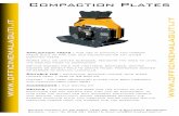 Brochure Compaction Plates - Officine Meccaniche …officinemalaguti.it/prodotti/Brochure Compaction Plates.pdf · Compaction Plates Application areas : For use in difficult and narrow