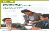 2013 Report on Test Takers Worldwide - ETS Global · 2013 Report on Test Takers Worldwide: The TOEIC ... the TOEIC Background Questionnaire before taking the TOEIC test. The TOEIC