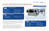 Laser Welding 4-Axis Workcell Automotive 4...  Laser Welding 4-Axis Workcell Features Spot Welding
