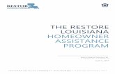 THE RESTORE LOUISIANA HOMEOWNER ASSISTANCE PROGRAMd2se92fabdh4cm.cloudfront.net/wp-content/uploads/2017/06/Restore... · THE RESTORE LOUISIANA HOMEOWNER ASSISTANCE ... Reconstructed