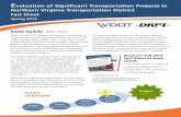Evaluation of Significant Transportation Projects in ... VDOT NOVA Transportation Planning .  @vdot.