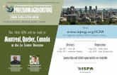 Precision Agriculture in Canada - InfoAg · Precision Agriculture in Canada-Crop Production-Livestock Management Focal Discussions-On-farm research-Innovations-Big data emphasis For
