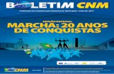 EDIÇÃO ESPECIAL MARCHA: 20 ANOS - cnm.org.br§ão Especial - Marcha 20 anos de... · Municipalismo forte se faz com a participação de todos 3 maio de 2017 Entrevista Ziulkoski