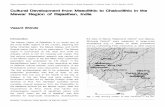 Cultural Development from Mesolithic to Chalcolithic …archaeology.up.nic.in/doc/cdmc_vs.pdf · Cultural Development from Mesolithic to Chalcolithic in the ... settlement, dated