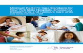 Minimum Pediatric Care Standards for New York State ... · New York State Hospitals, Emergency Departments ... Minimum Pediatric Care Standards for New York State Hospitals, Emergency