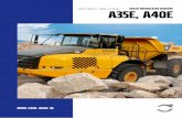 A35E, A40E - 重機のリース・レンタルなら田村 ...tamura-j.co.jp/lease/pdf/A35E_A40E.pdf · Specifications A35E A40E Engine, Volvo D12D AEE3*/AFE3** D16E AAE3*/ABE3**