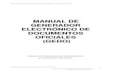 MANUAL DE GENERADOR ELECTRÓNICO DE …mibuenosairesweb.gob.ar/sites/default/files/tramites/Manual de GEDO... · Electrónicos del SADE, en adelante GEDO, como único medio de creación,
