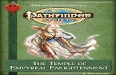 A PATHFINDER SOCIETY SCENARIO FOR TIER 1–5 … 3/S03-21 The Temple of... · This product makes use of the Pathfinder RPG Core Rulebook, ... the demon lets them stay in ... a nearby