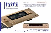 hifi Ausgabe 1/2017 Sonderdruck - accuphase.com · hifi & records hochwertige Musikwiedergabe Das Magazin für Ausgabe 1/2017 Sonderdruck »In meiner Anlagenkonfiguration entpuppte