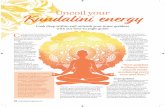 Uncoil your Kundalini energy · a focus on the chakras, movement, breathing ... mudras (hand gestures) and mantras ... she just needs awakening every now and then!