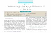 20 - Developmental Cognitive Neuroscience of …sll.stanford.edu/docs/2013_Gweon_Saxe.pdf · CHAPTER 20 Developmental Cognitive Neuroscience of Theory of Mind H. Gweon, R. Saxe Massachusetts