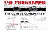 The Programme - timbenjamin.comtimbenjamin.com/pdf/CorleyProgramme.pdf · The Programme £1 19th ... Iannis Xenakis Kottos Oliver Coates, cello Thursday 20th ... Nomos Alpha (1966).