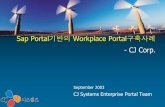 Sap Portal기반의 Workplace Portal구축사례 - fkii.or.kr · II. Introduction to Sap Portal 5.0 III. ... (Ease of Operations) e ... Delphi Research, 1999. PAGE 11. Portal.