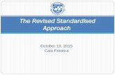 The Revised Standardised Approach - World Bankpubdocs.worldbank.org/pubdocs/publicdoc/2015/11/... · 79 Standards 52 Guidelines ... 3 K RWA CAR = Basel III Under Discussion. RWA Inconsistency