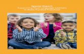 Special Report: Supporting Dual Language Learners in …nieer.org/wp-content/uploads/2018/04/YB2017_DLL-Special-Report.pdf · language Policies to support families of preschool DLLs