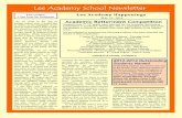 Lee Academy School Newsletter - Amazon Web …toolbox1.s3-website-us-west-2.amazonaws.com/site_0485/LeeAcade… · Lee Academy School Newsletter ... the LA Talent Show.some extra