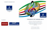 CONCIERTO DE NAVIDAD 2012 COLABORAN - … · concierto organizado por: colaboran: concierto de navidad 2012 coro de 4º curso de ee. elementales; orquesta y banda sinfÓnicas del