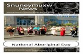 National Aboriginal Day - Snuneymuxw First Nation 3... · This years National Aboriginal Day was celebrated at Diana Krall Plaza this year in conjunction ... Thank you to Pepsi, Heli