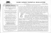 HAR SINAI TEMPLE BULLETIN - The Jacob Rader …collections.americanjewisharchives.org/ms/ms0882/00191/ms0882... · "New Insights Into The Megillat Esther" Saturday, March 18th, ...