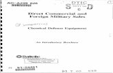Chemical Defense Equipment · Chemical Defense Equipment ... Chemical Contract DLA Defense Equipment, ... This brochure is meant as an introduction to the subject.