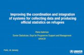 Improving the coordination and integration of … · Improving the coordination and integration of systems for collecting data and producing official statistics on refugees Petra
