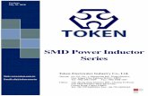 SMD Power Inductor Series - Token Componentstoken.com.tw/pdf/smd-power-inductors.pdf · SMD Power Inductor Series Token Electronics Industry Co., ... Order Codes ... n the catalog