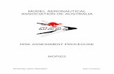 MODEL AERONAUTICAL ASSOCIATION OF AUSTRALIA · document is for the use of all classes ... Model Aeronautical Association of Australia ... 5.1 This is based on the Australian Risk