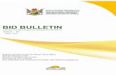 2 264 A APRIL 2018 - finance.mpu.gov.zafinance.mpu.gov.za/documents/264_Bulletin.pdf · Contract Value % of Guarantee Value ... Bid documents and other related bid/tender information