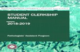 STUDENT CLERKSHIP MANUAL - rfums … · generations of health care providers in the art and science of practicing ... Clerkship Manual 7 Program of ... Environment 3 Year 2 SUMMER