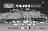 6-28314 Genset - Lionel Trains Customer Services · Congratulations! As a VISION Line™ locomotive, the 3GS21B GENSET SWITCHER is the most technically advanced and realistic O Gauge