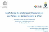SAGA: facing the challenges in Measurement and Policies ... _Ernes… · SAGA: facing the challenges in Measurement and Policies for Gender Equality in STEM. Participation of women