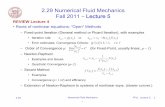 2.29 Numerical Fluid Mechanics Fall 2011 – Lecture 5 · – Chapter 4 of “I. M. Cohen and P. K. Kundu. Fluid Mechanics. Academic Press, Fourth Edition, 2008” ... Cartesian Coordinates