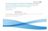 ColorQube 9301-9302-9303 ConnectKey Information Assurance ... · ColorQube 9301/9302/9303 ConnectKey Controller Information Assurance Disclosure Paper Version 1.2 ... January 2013