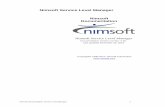 Nimsoft Documentation - CA · Nimsoft Documentation: Service Level Manager 5 Updating this documentation The documentation system is a set of HTML-files compiled into a single .chm