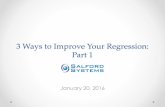 3 Ways to Improve Your Regression - Salford Systemsmedia.salford-systems.com/video/tutorial/2016/3Ways_Part1_Webinar.… · Salford Systems © 2016 13. Final Results* Method MSE R2