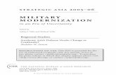 military modernization - National Bureau of Asian … · military modernization in an Era of Uncertainty ... movements, maritime disputes ... and activities in the region must be