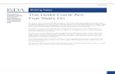 Derivatives markets today: The Dodd-Frank Act: Five …=/Dodd-Frank FINAL.pdf · 1 July 2015 The Dodd-Frank Act: Five Years On On July 21, 2010, US President Barack Obama signed the