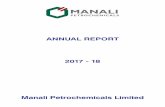 ANNUAL REPORT 2017 - 18 - manalipetro.commanalipetro.com/wp-content/uploads/2016/08/MPL... · DESCRIPTION 2017-18 2016-17 ... Flexible Cold Cure, Rigid and Elastomers. ... Polyurethane
