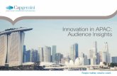 Innovation in APAC: Audience Insights - Capgemini€¦ · tapping into online discussions, shared reading material and media consumed by those participating in technological innovation