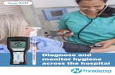 Diagnose and monitor hygiene across the hospital · the ATP to verify cleanliness in healthcare including decontamination services. ... (RLU) and are equivalent ... collection and