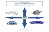 PROGRAM OF STUDIES - Edl€¦ · 2017-2018 Middle and High School PROGRAM OF STUDIES .