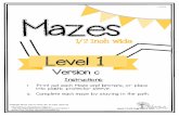 VMIM3 Mazes - Tools To Grow, Inc. | Pediatric … Level 1c.pdf · STOP STOP STOP . Author: Steve Pooler Created Date: 6/22/2014 7:01:51 PM