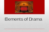 Elements of Drama - Deer Park Independent School … · 2015-02-23 · Types of Plays Comedy–A humorous play with a happy ending. Tragedy–The hero suffers a major downfall due