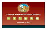 Procuring and Financing Energy Efficiency - Amazon S3 · Procuring and Financing Energy EfficiencyProcuring and Financing Energy Efficiency September 20, 2011. ... Solar photovoltaic