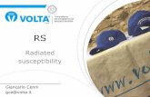 Radiated susceptibility - Volta · •Radiated susceptibility ... cycle RS103 Definizione Range di frequenze Norme RS03 ... at the tuned frequency of antenna-connected receivers.