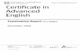 Certificate in Advanced Englishidiomas.astalaweb.com/inglés/documentos/cambridge/CAE.Examinatio… · The five CAE papers total 200 marks, after weighting. ... Question Papers 1-4,