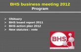 Obituary BHS board report 2011 BHS action plan 2012 .BHS board report 2011 ... Hematology registry