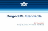 Cargo-XML Standards - IATA · IATA Cargo-XML Standards 4 . Who develop the CXML messages? ... It contains following 14 Cargo-XML Messages XML Invoice Transport Messages Acronym