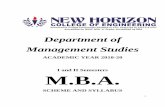 M.B.A. - newhorizonindia.edunewhorizonindia.edu/nhengineering/wp-content/uploads/2018/08/MBA... · Components of the government budget: ... 2. Statistics for Management. Levin Richard